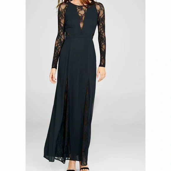chinese dress ladies Jluxlabel | Ivory Lace Sweetheart Maxi Dress